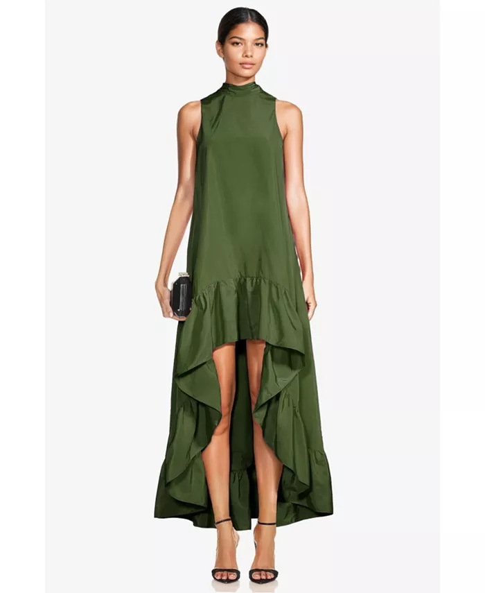 

Женское платье макси Yolanda High-Low One33 Social, зеленый