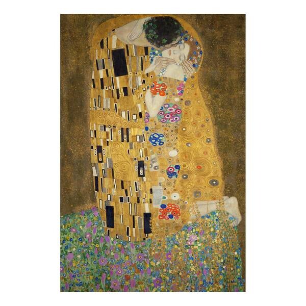 

Картина Reinders Der Kuss Klimt, золотой