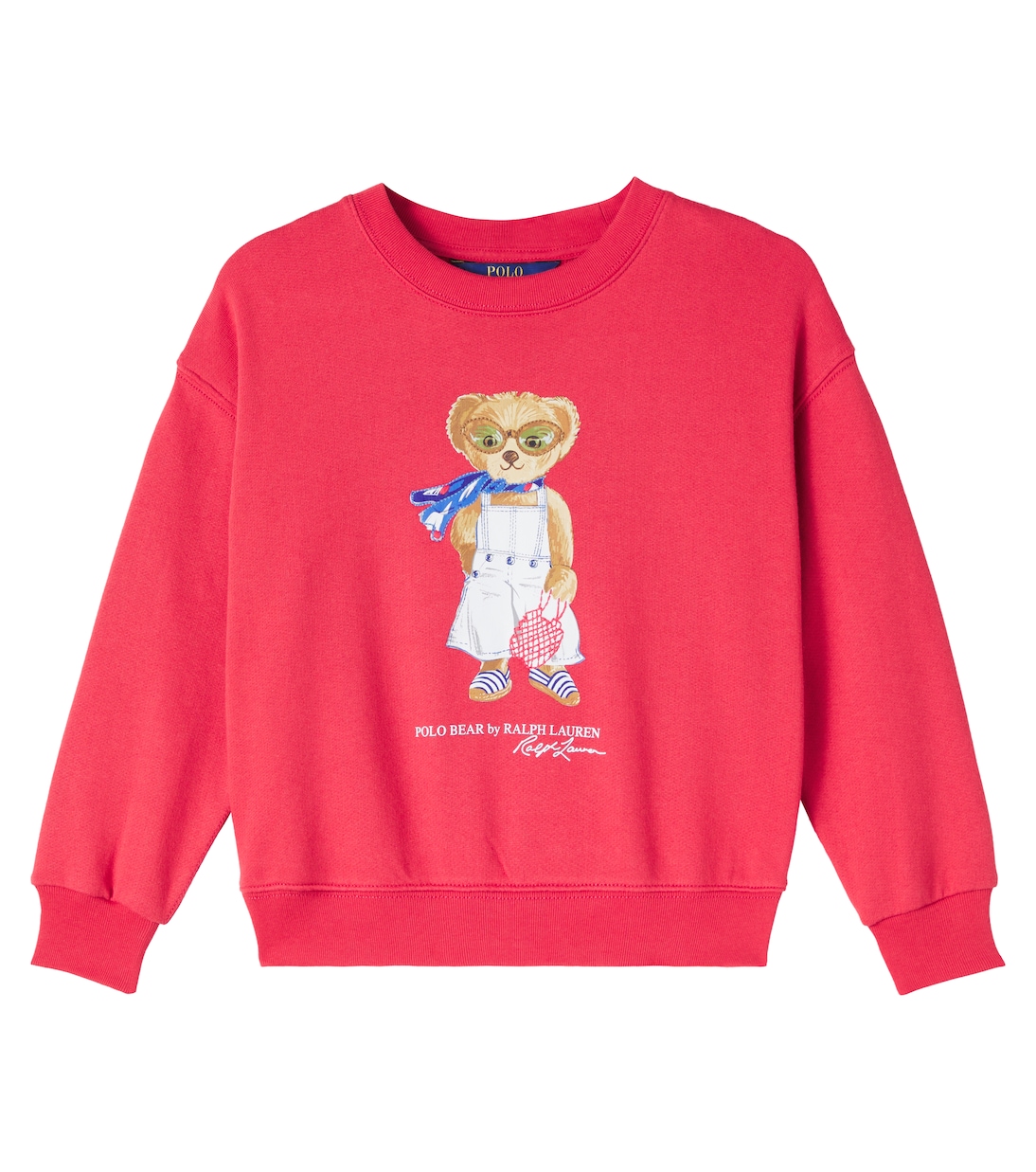 

Свитшот Polo Bear из хлопковой смеси Polo Ralph Lauren Kids, Star