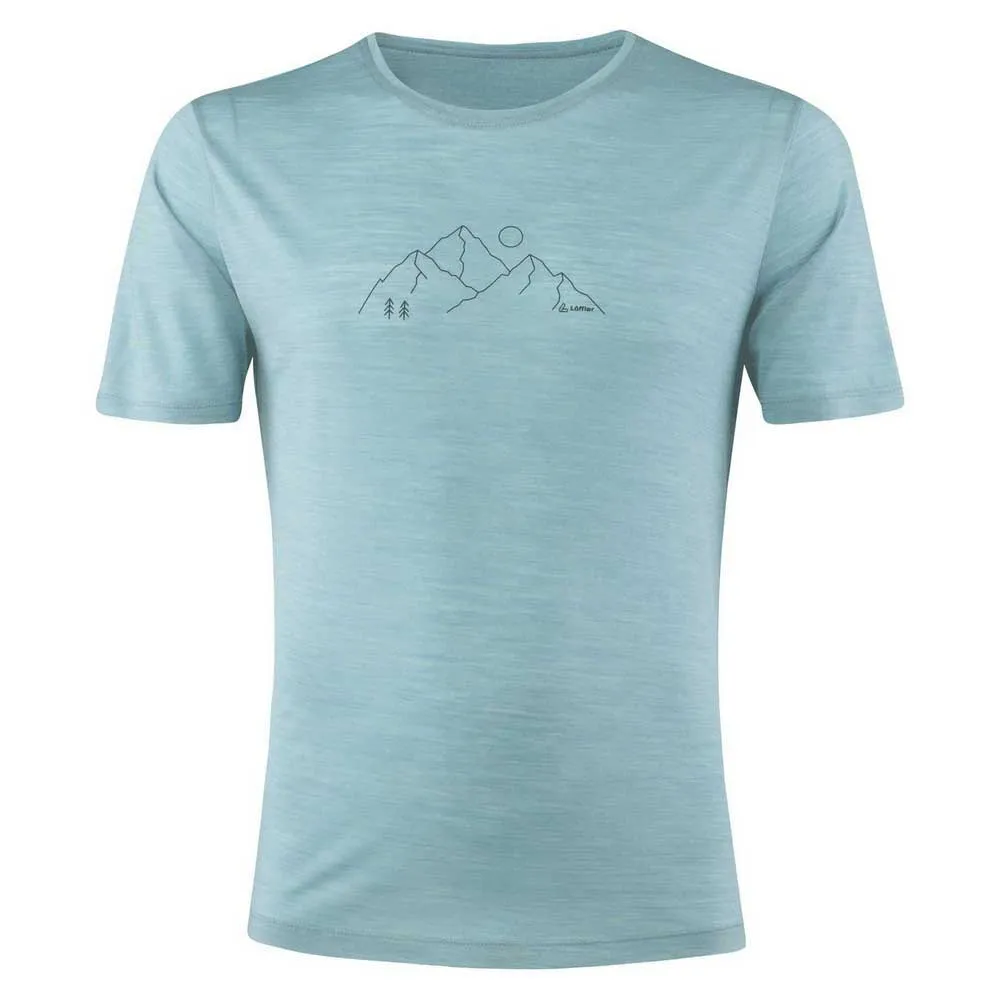 

Футболка с коротким рукавом Loeffler Mountains Merino-Tencel, синий