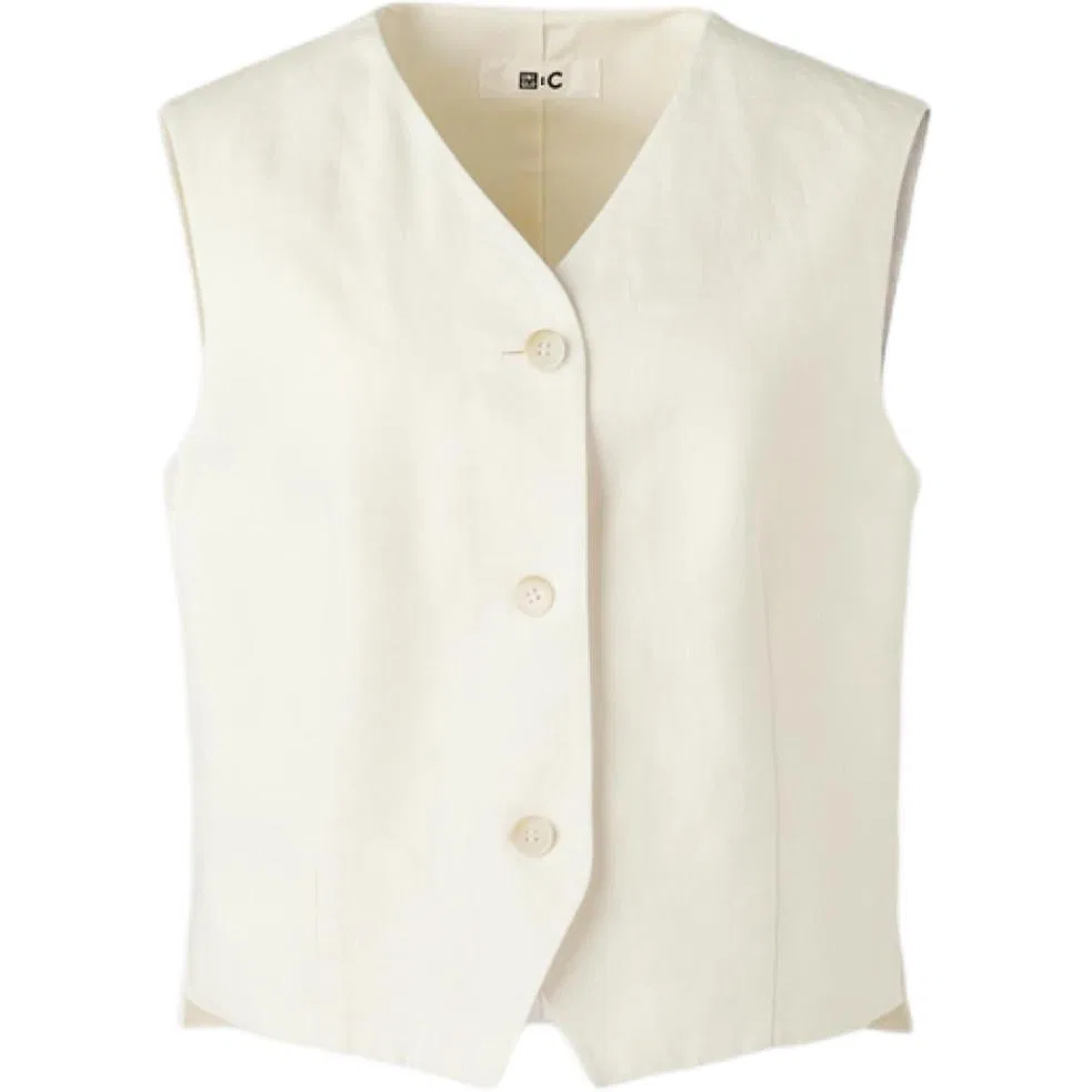 Жилет Clare Waight Keller C Collection UNIQLO слоновая кость