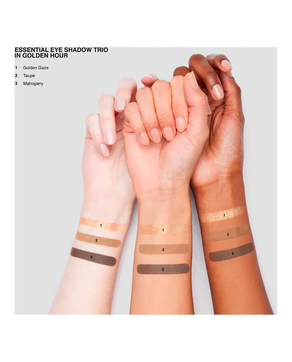 Палетка теней для глаз Essential Eye Shadow Trios Bobbi Brown, Golden Hour — фото 4