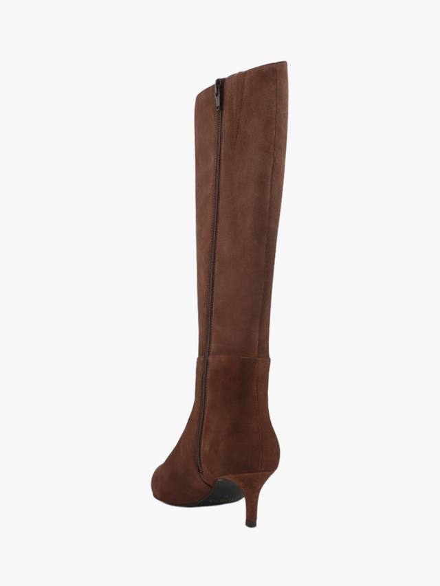Ботинки Catia до колена из замши Jones Bootmaker, Chocolate — фото 4