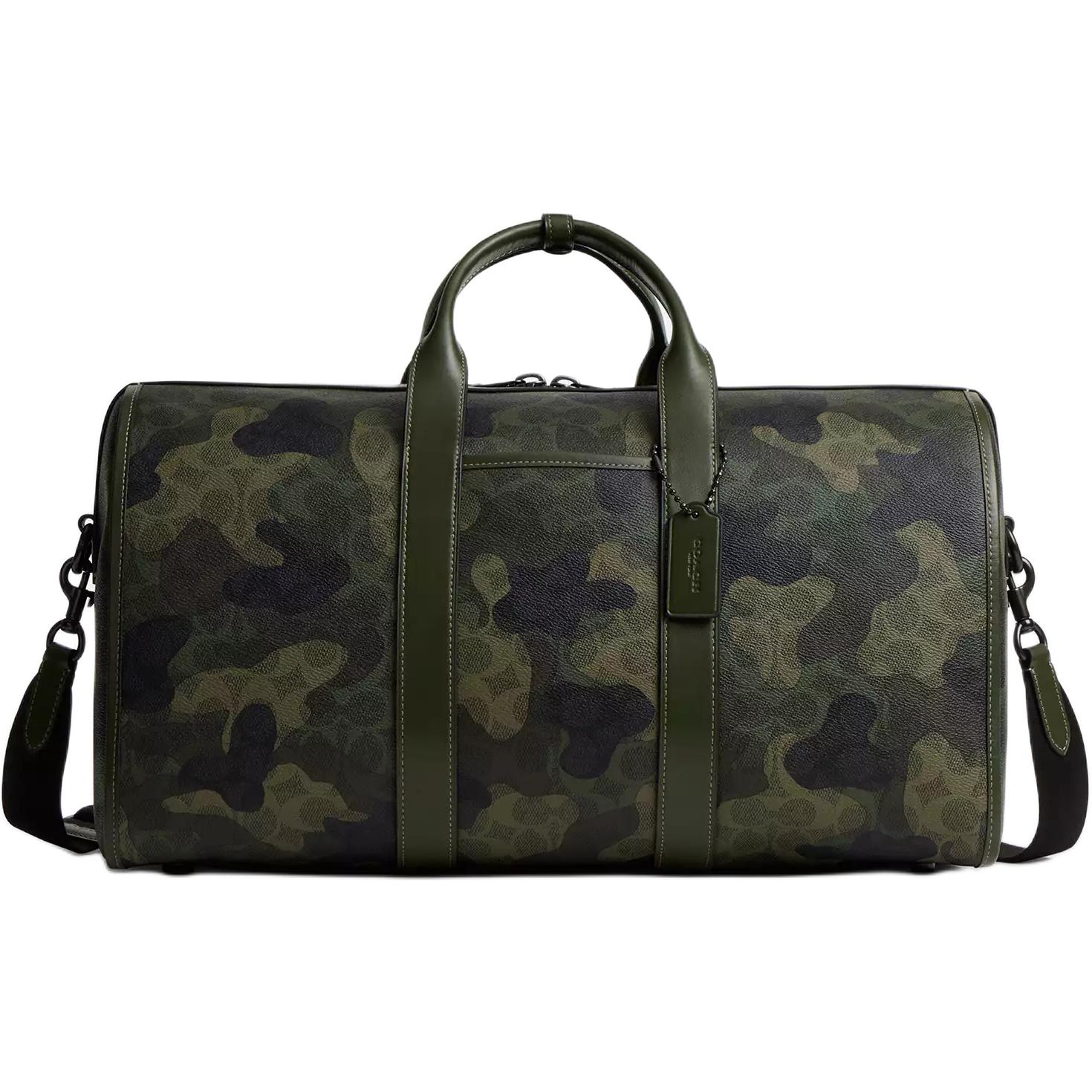 

COACH Сумка для путешествий Gotham Coated Canvas мужская Army Green