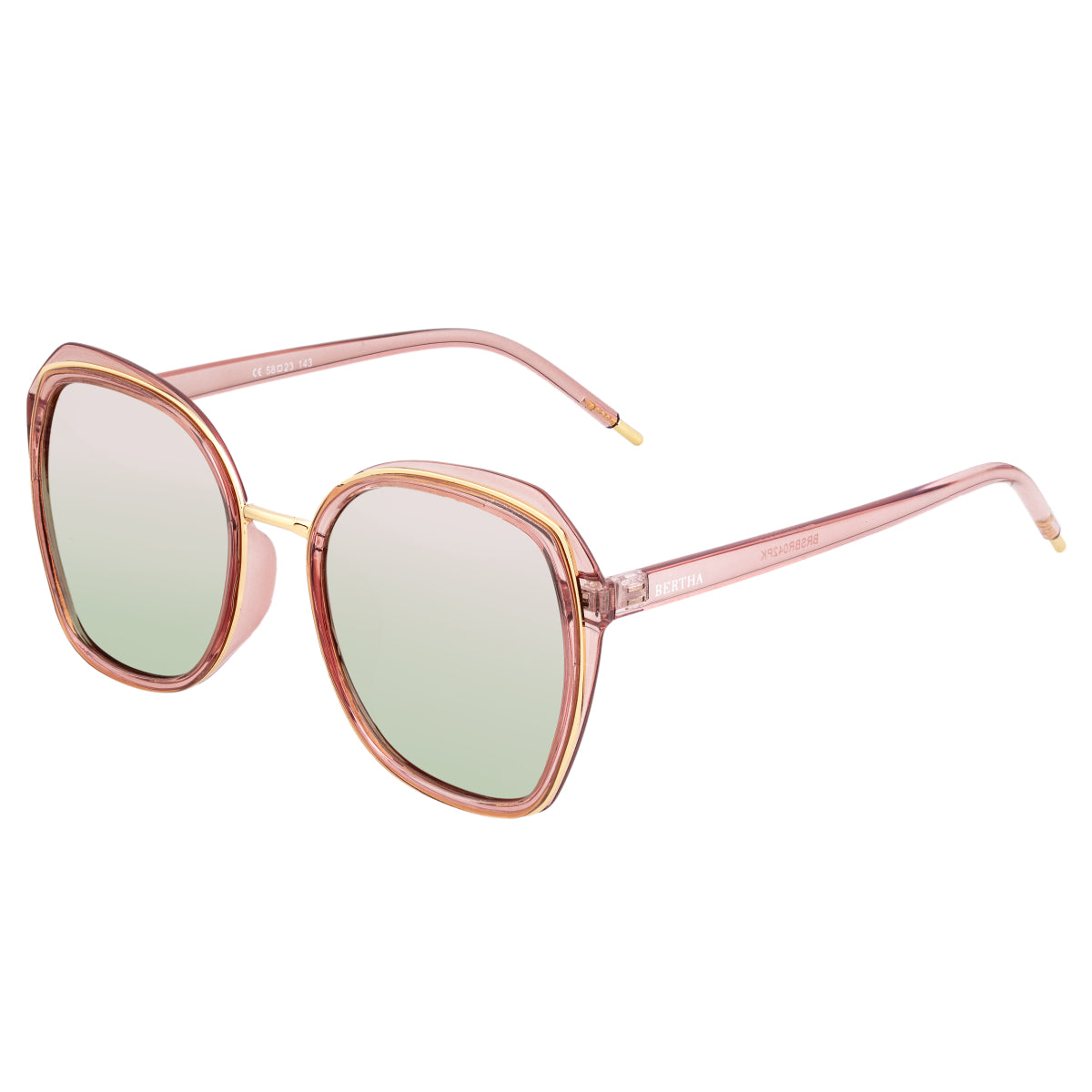 

Солнцезащитные очки Jade Polarized Bertha, розовый/розовый