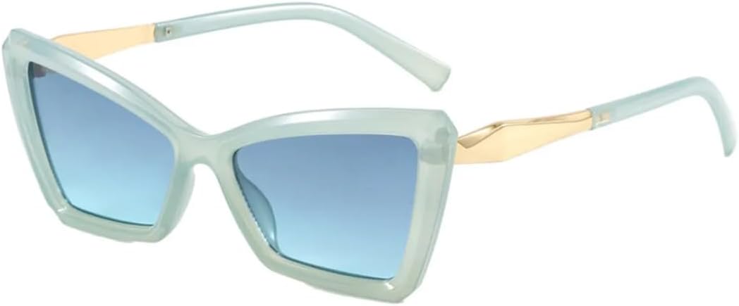 

Солнцезащитные очки с защитой от УФ-излучения UV400 | Градиентные линзы с леопардовым принтом "кошачий глаз" | Для женщин и мужчин, для занятий спортом на открытом воздухе и вождения LXLHWN, Double Blue