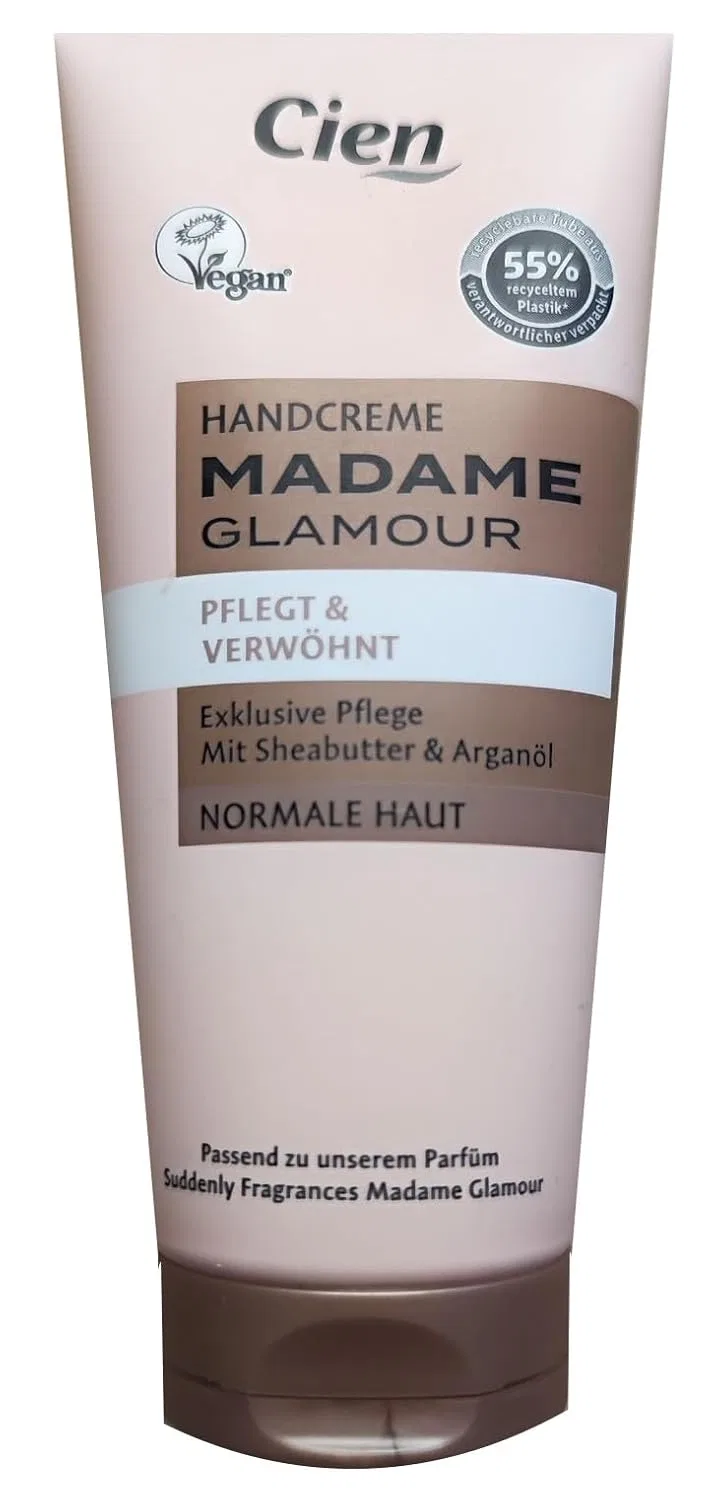 Крем для рук CIEN Madame Glamour с маслом ши и аргановым маслом, 100 мл Cien