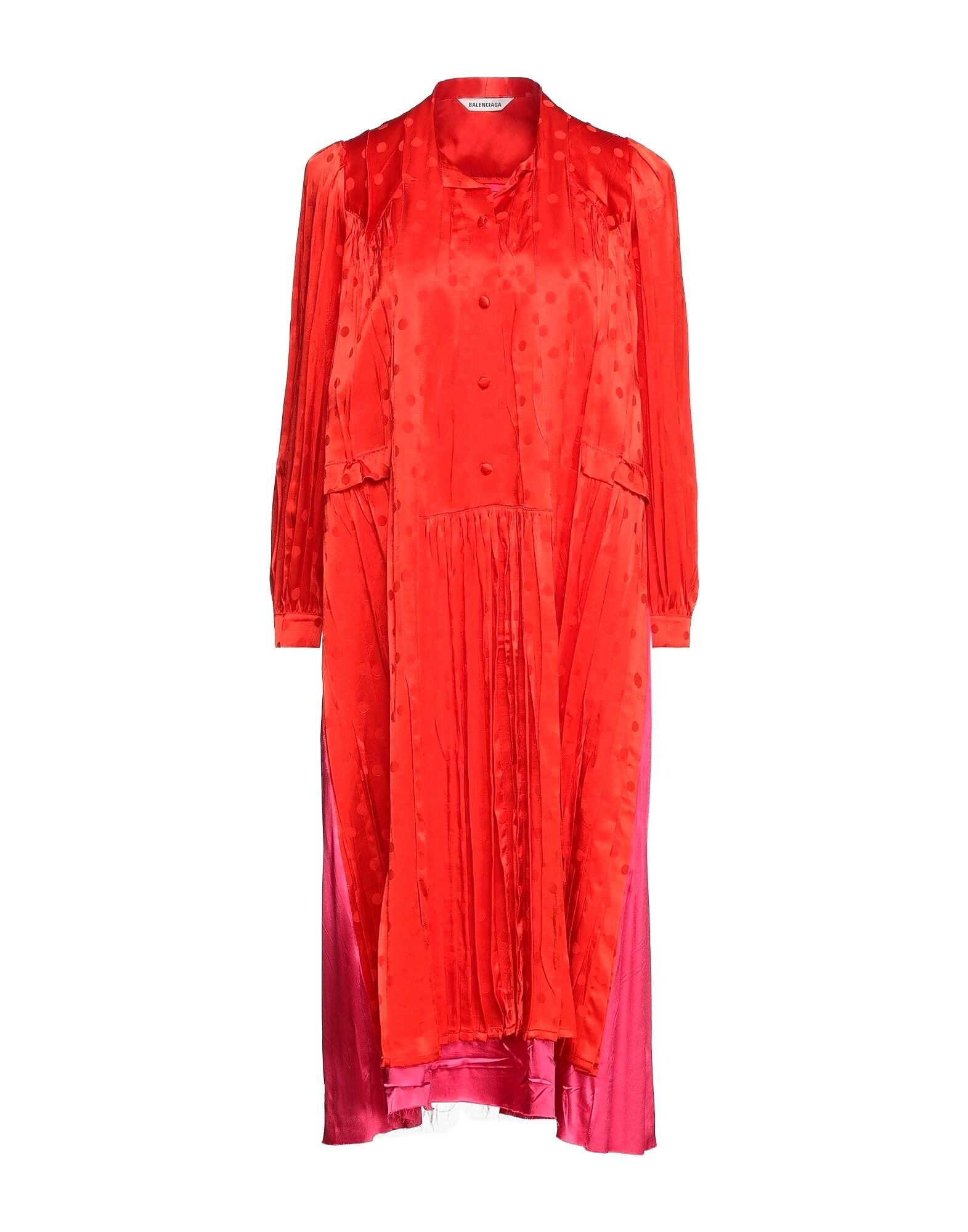 

Платье миди Balenciaga, красный