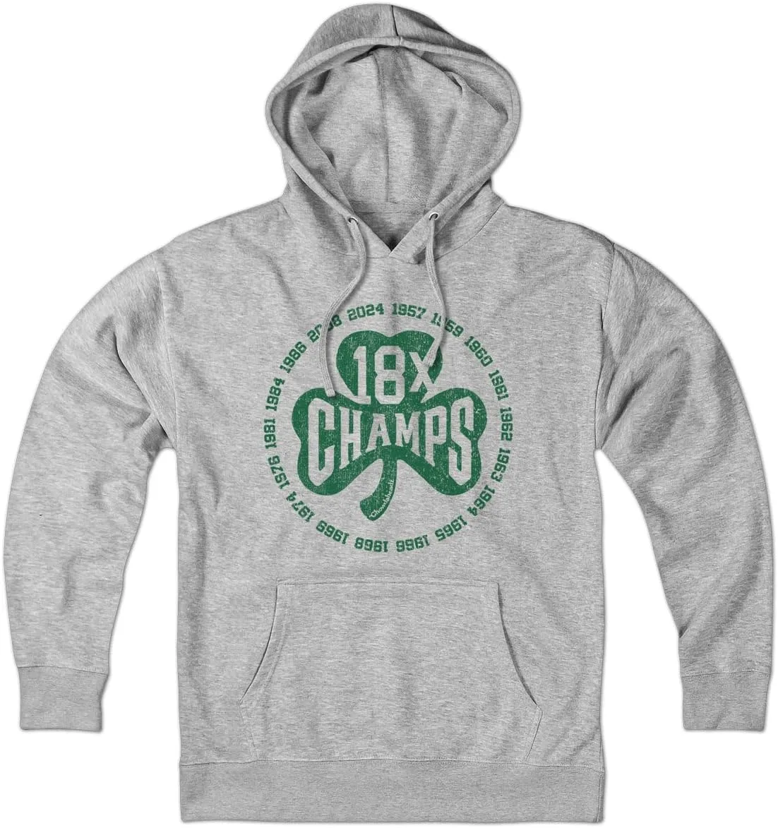 

Chowdaheadz 18x Boston Basketball Champions Shamrock Hoodie — худи унисекс
