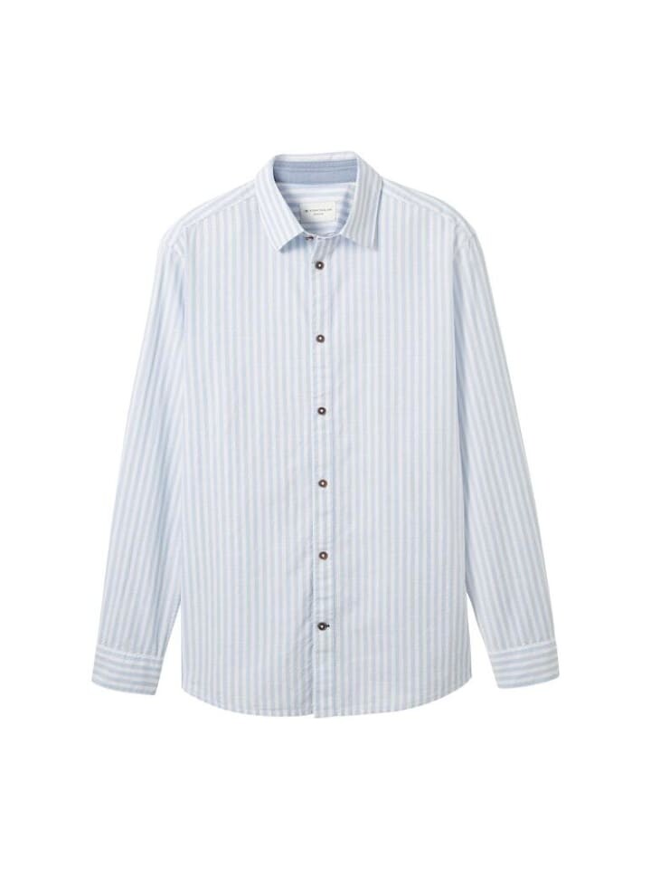 

Рубашка Tom Tailor, цвет blue white dobby stripe