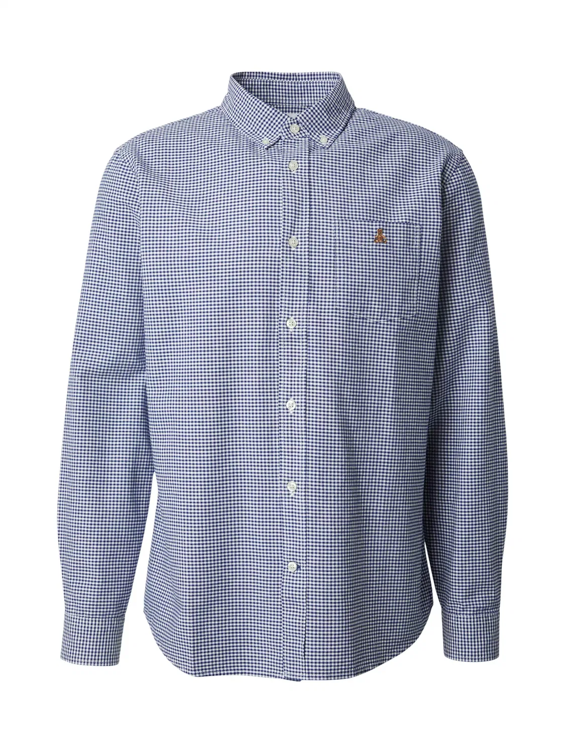 Рубашка Gap Regular fit Button Up Shirt BRANNAN темно-синего цвета