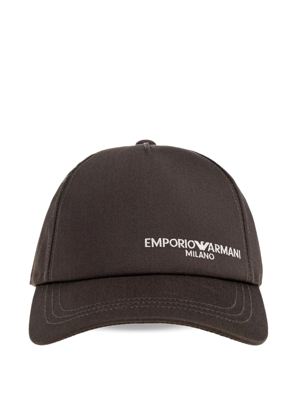 

Бейсболка с вышитым логотипом EMPORIO ARMANI, коричневый