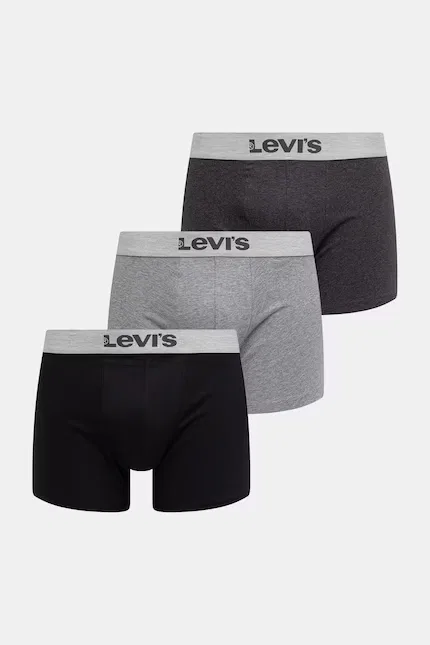 Боксеры 3 шт Levi's, серый
