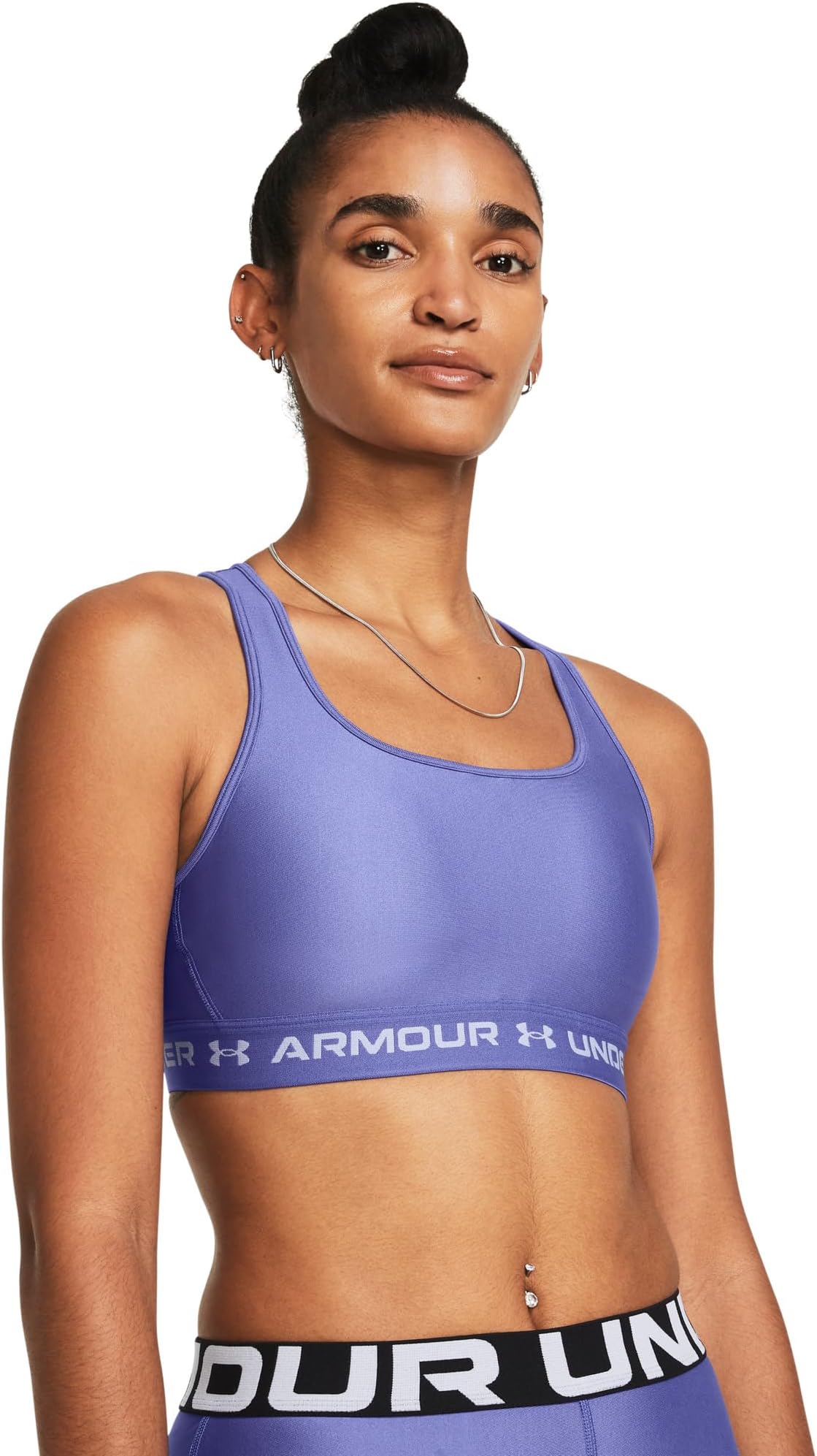 

Бюстгальтер Under Armour Cross-Back Mid Bra, цвет Starlight/Celeste