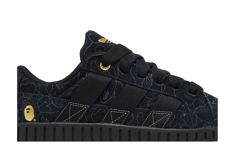 Кроссовки Adidas BAPE x LWST, черный — фото 2