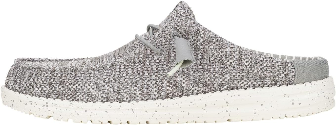 

Мужские слипоны HEYDUDE Wally с эластичным канвасом, Мужская обувь, Мужские лоферы без шнурков, Удобные и легкие, серый