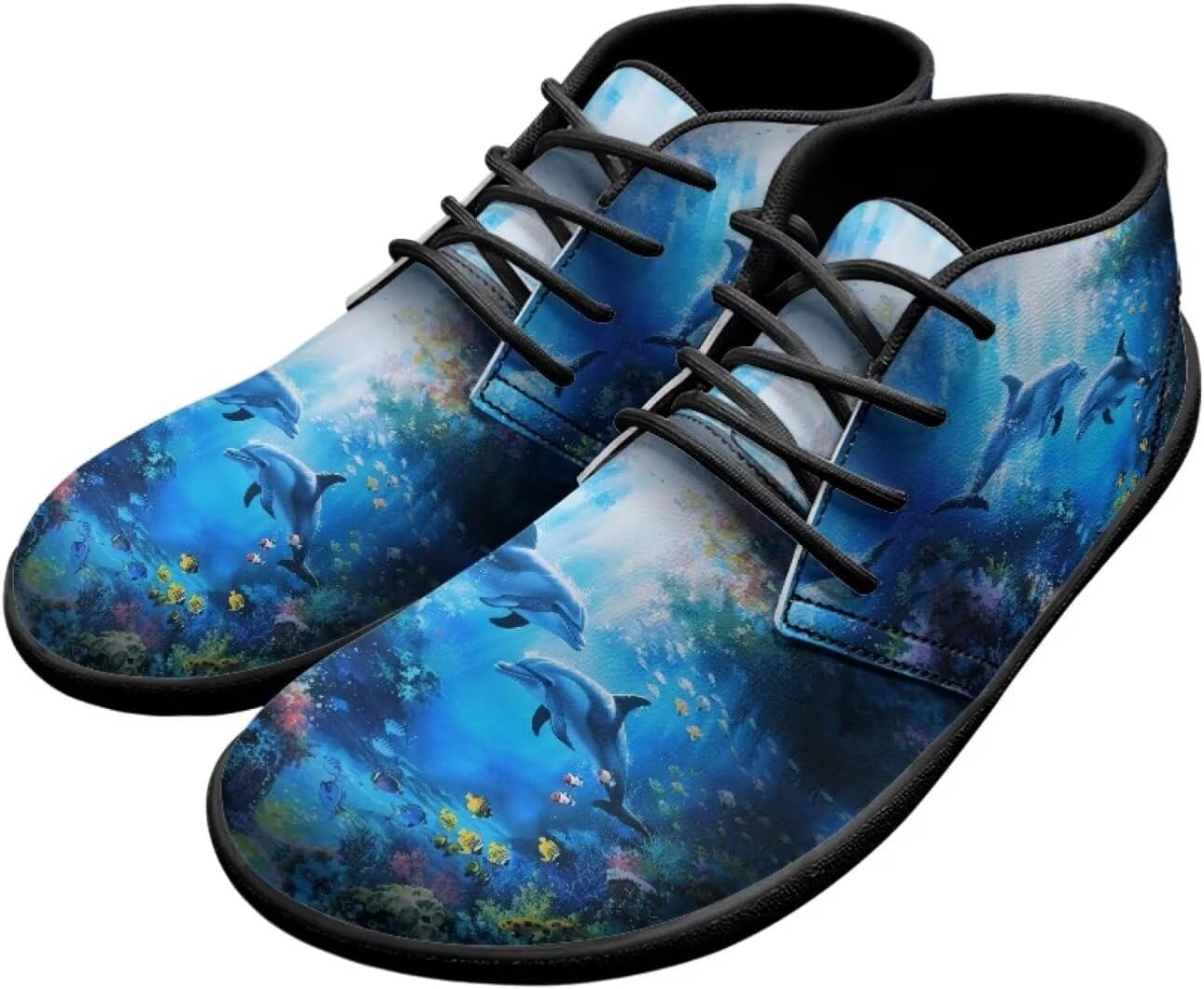 

Мужские кроссовки для ходьбы, ботинки с широким носком, противоскользящая подошва, кроссовки с нулевым перепадом высоты подошвы Xixirimido, Dolphin