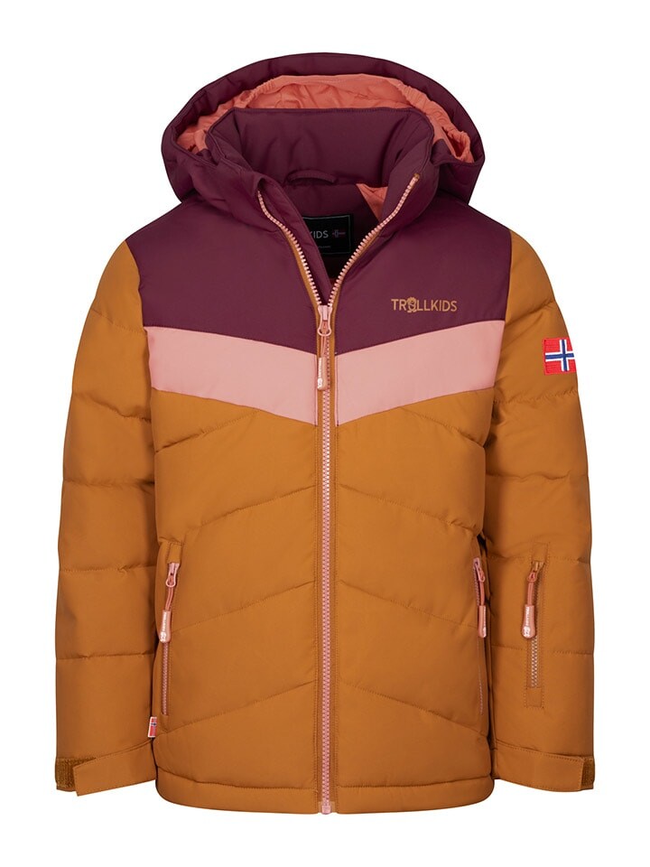 

Зимняя куртка Trollkids Winterjacke Gryllefjord, светло-коричневый
