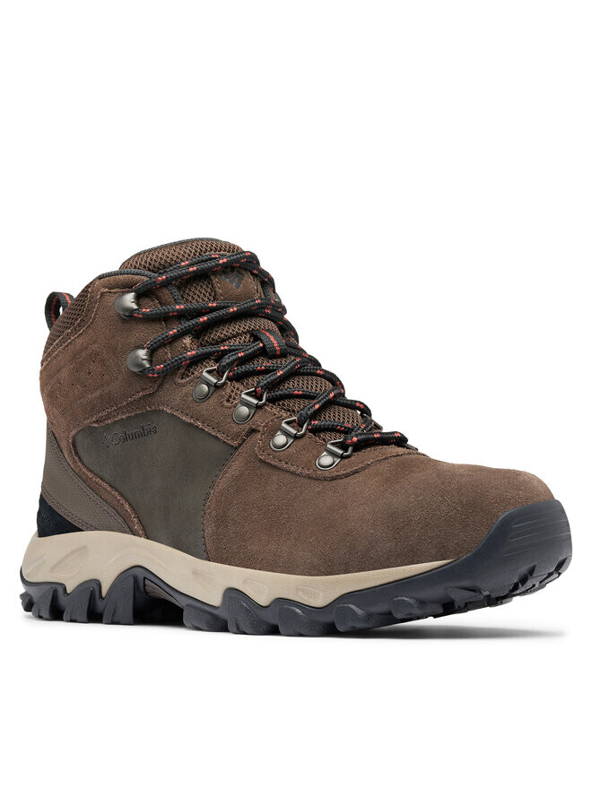 Треккинговые ботинки Columbia Newton Ridge Plus II Suede Wp 1746411, коричневый — фото 2