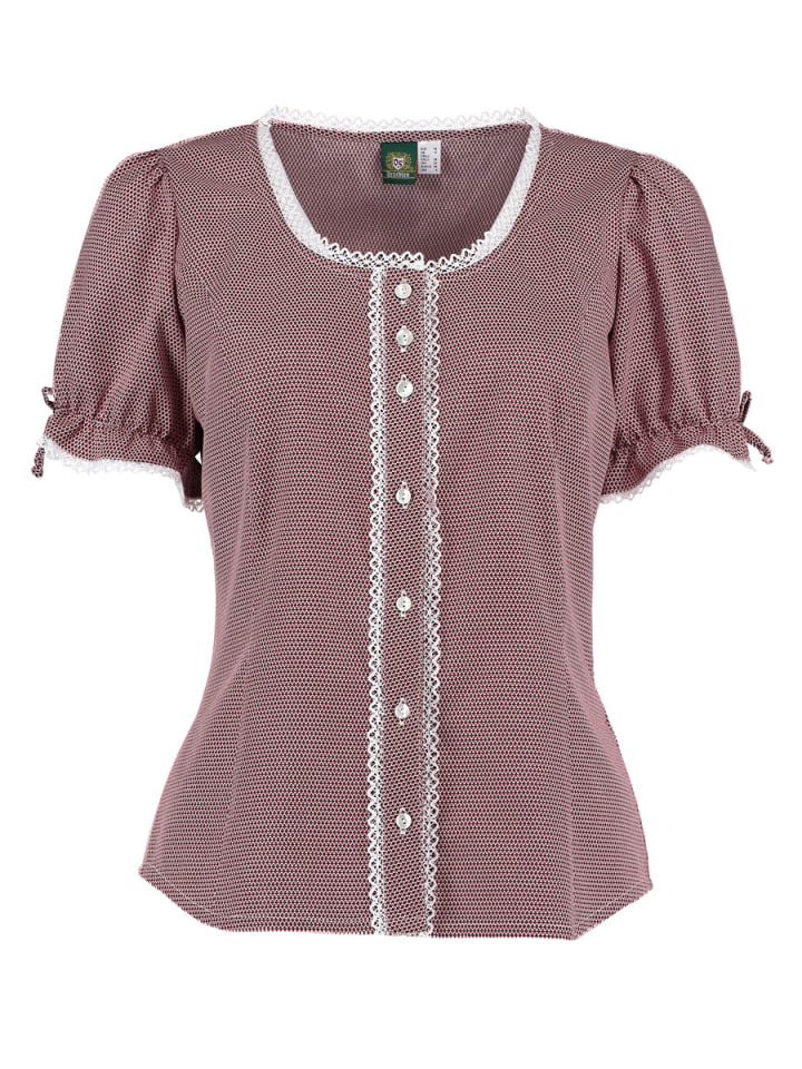 

OS-Trachten Традиционная блузка Микун ярко-красного цвета