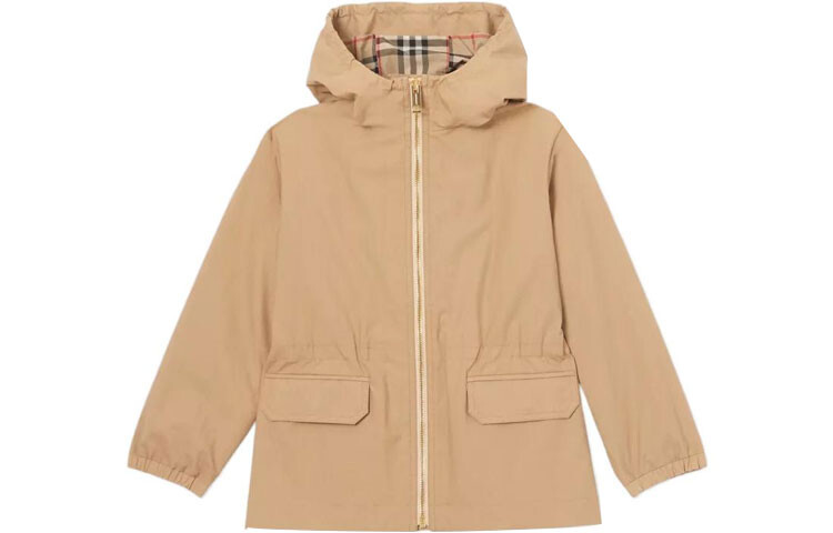 

Детская куртка Burberry, цвет Archive Beige