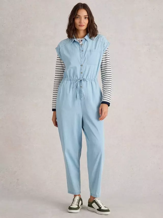 

Комбинезон White Stuff Piper Organic Cotton, синий