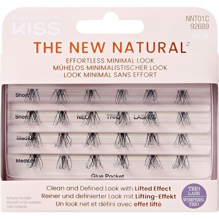 

Кластеры накладных ресниц KISS The New Natural Trio 01 24 Wisps