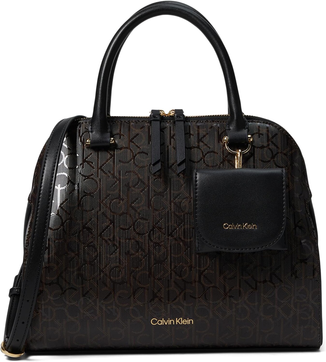 

Сумка Calvin Klein Gaya Signature Satchel, цвет Brown/Khaki/Black, Черный, Сумка Calvin Klein Gaya Signature Satchel, цвет Brown/Khaki/Black