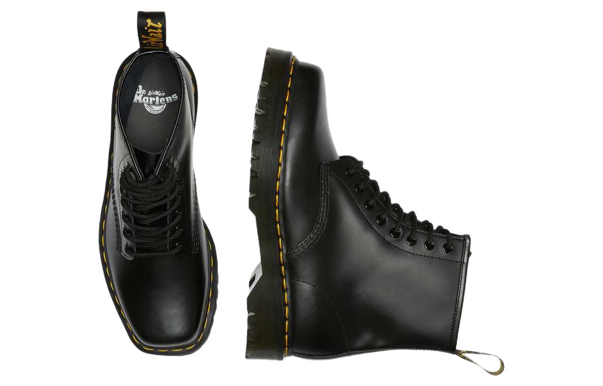 Мужские ботинки Dr. Martens 1460 Bex кожаные с квадратным носом, черный — фото 4