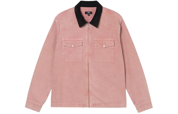 

Рубашка унисекс Stussy, розовый