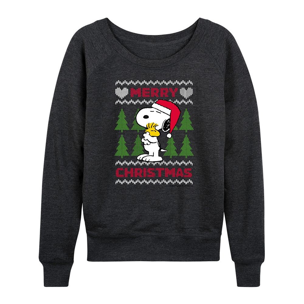 

Женский свитер Peanuts Snoopy, легкий свитшот из френч-терри Licensed Character, цвет Heather Charcoal