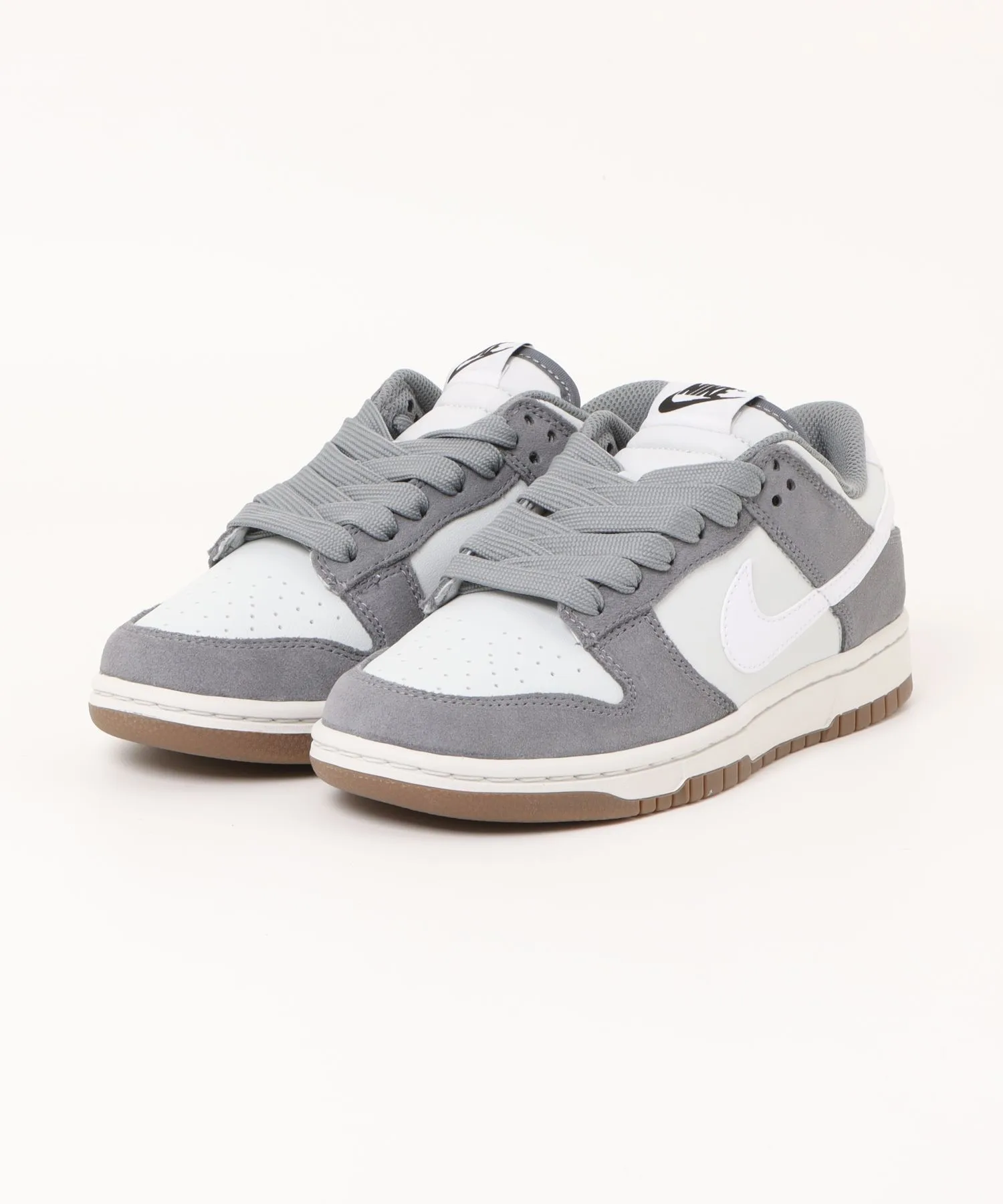 Мужские кроссовки NIKE DUNK LOW RETRO SE GY/WHT серые