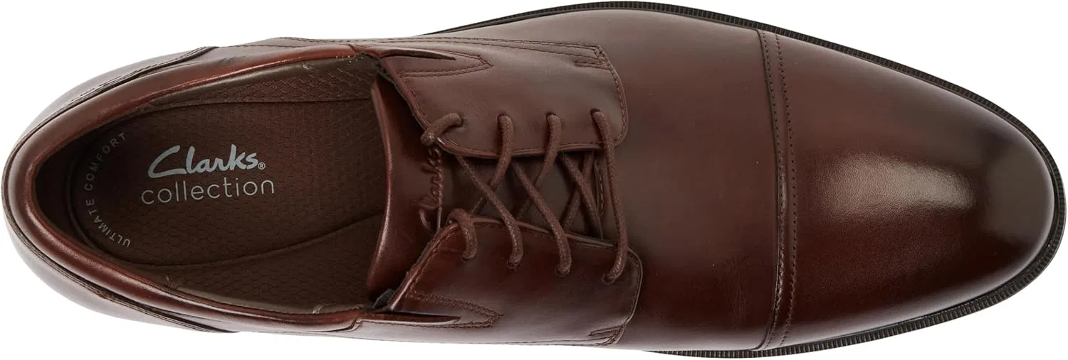 Мужские тапочки Clarks Steadwell Cap, Mahogany — фото 3