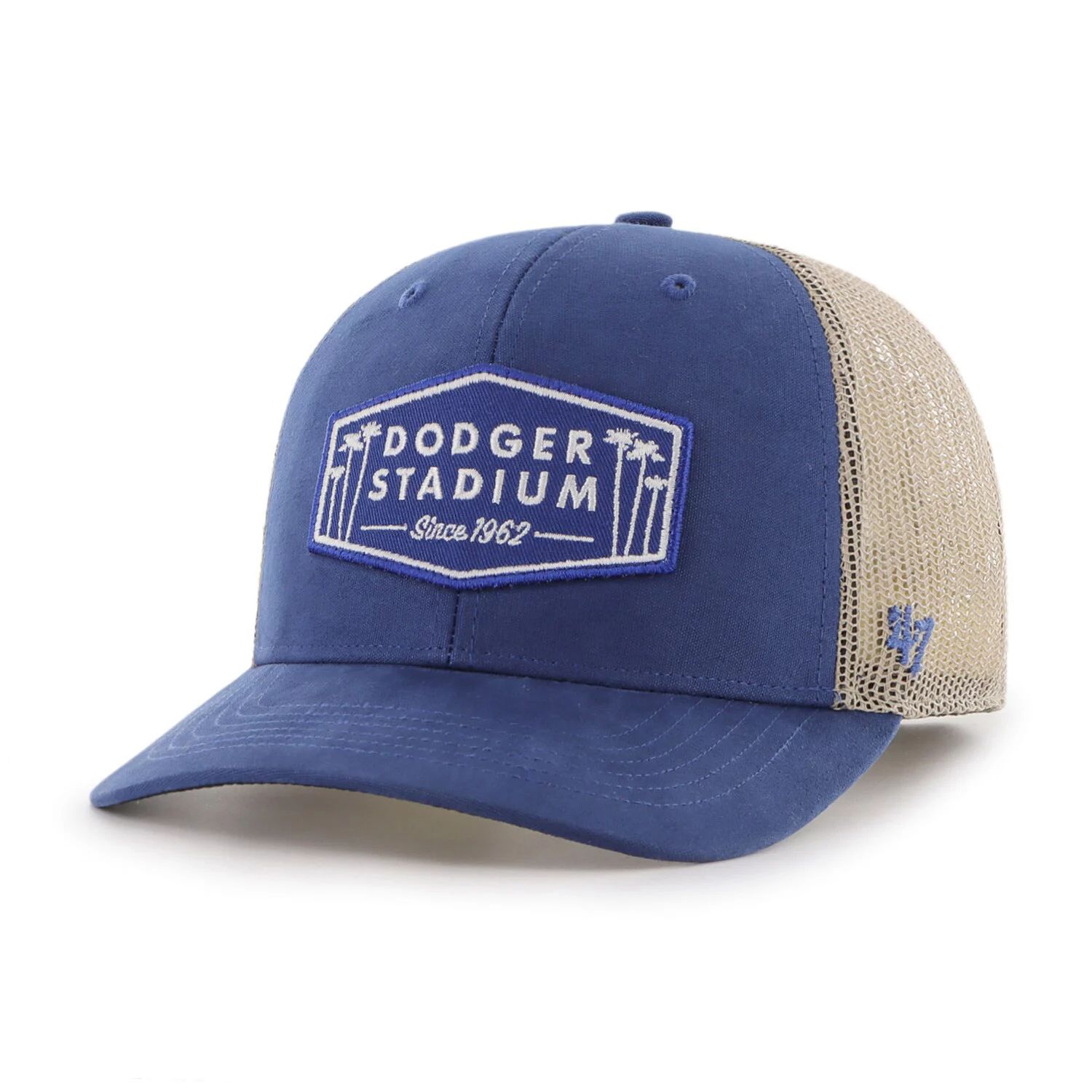 

Мужская кепка Snapback Royal Los Angeles Dodgers '47 Local Haven Trucker