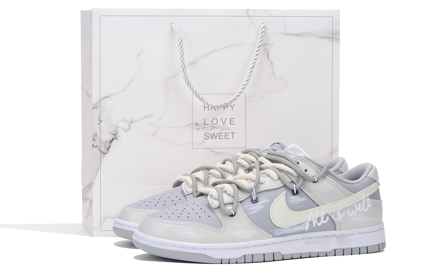 

Мужские кроссовки для скейтбординга Nike Dunk Low, светло-серый