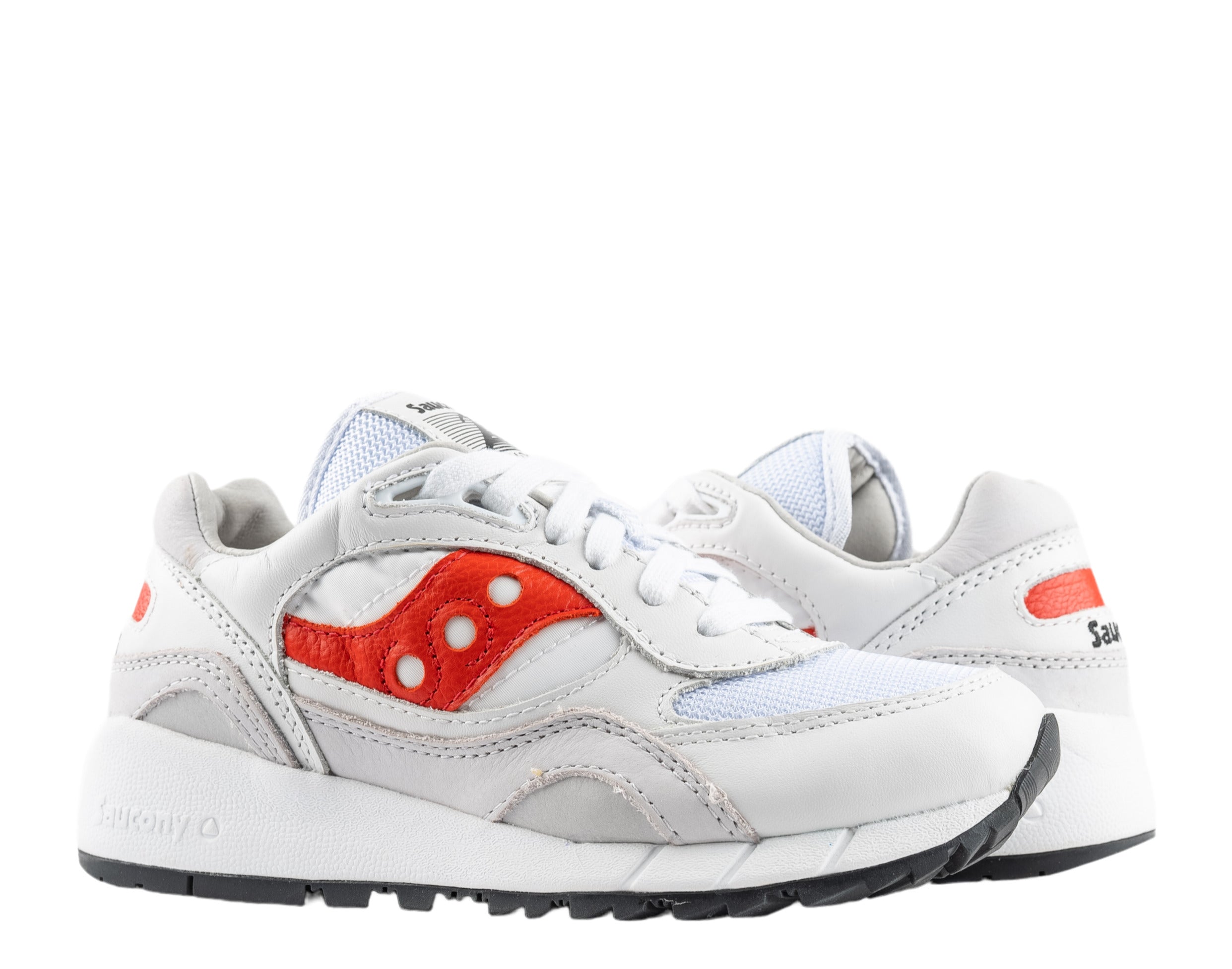 

Saucony Originals Shadow 6000 Premium мужские кроссовки белые с красным S70668-2