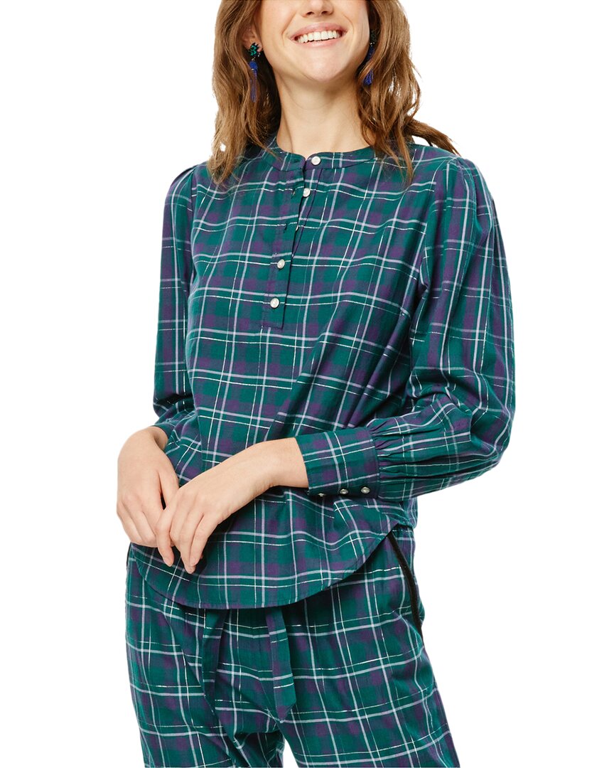 

Топ Roller Rabbit Inverness Plaid Glenda, зеленый