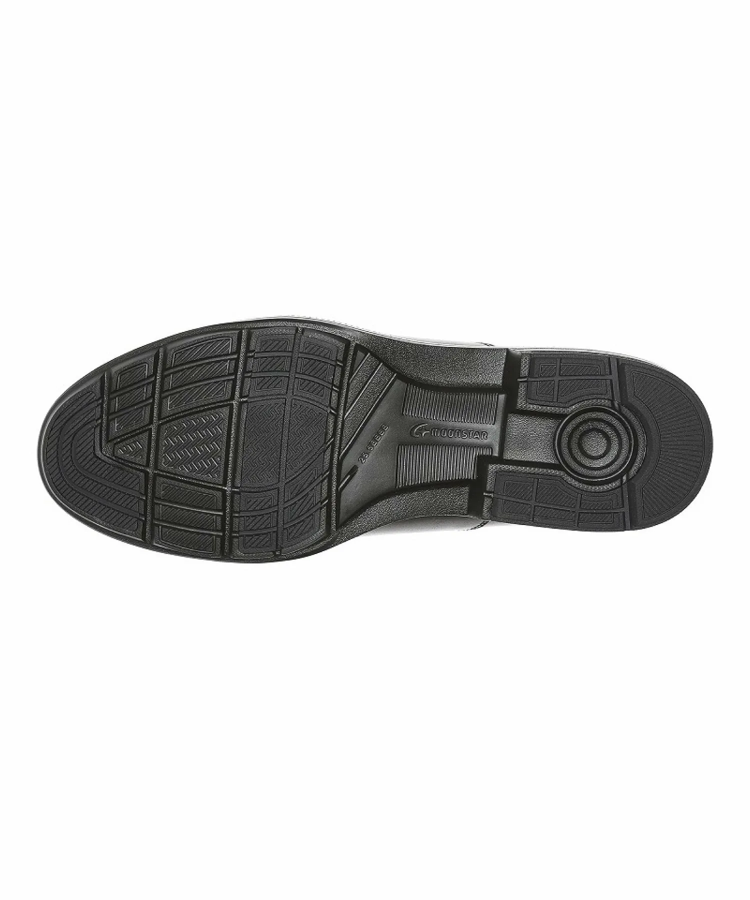 Деловые туфли MoonStar BW4621 из темно-коричневой кожи, широкая колодка. Balance Works, Dark brown — фото 2