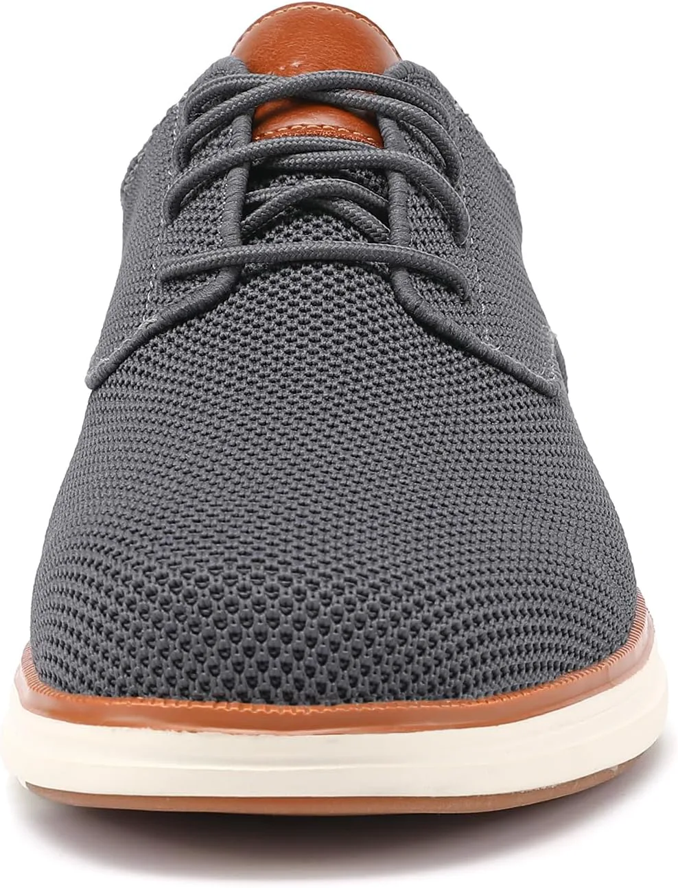 

Мужские широкий повседневный платье-оксфорды VILOCY, деловые туфли, модные кроссовки, дышащая сетка, удобные обувь для прогулок, серый