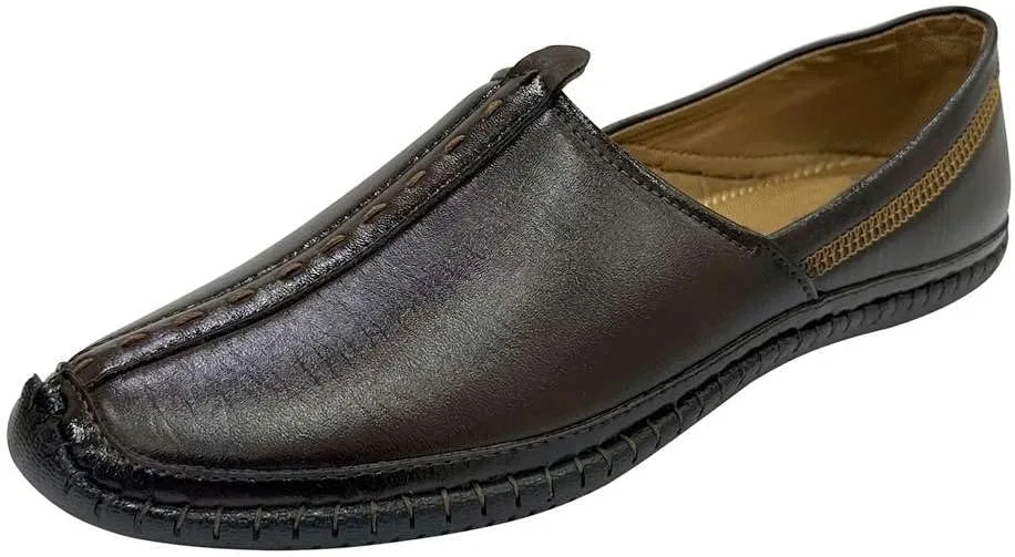 Лоферы мужские этнические Juti Brown Step n Style