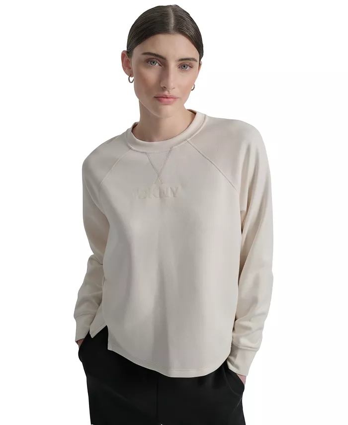 

Женский свитер Highline Scuba Crewneck DKNY, коричневый/бежевый