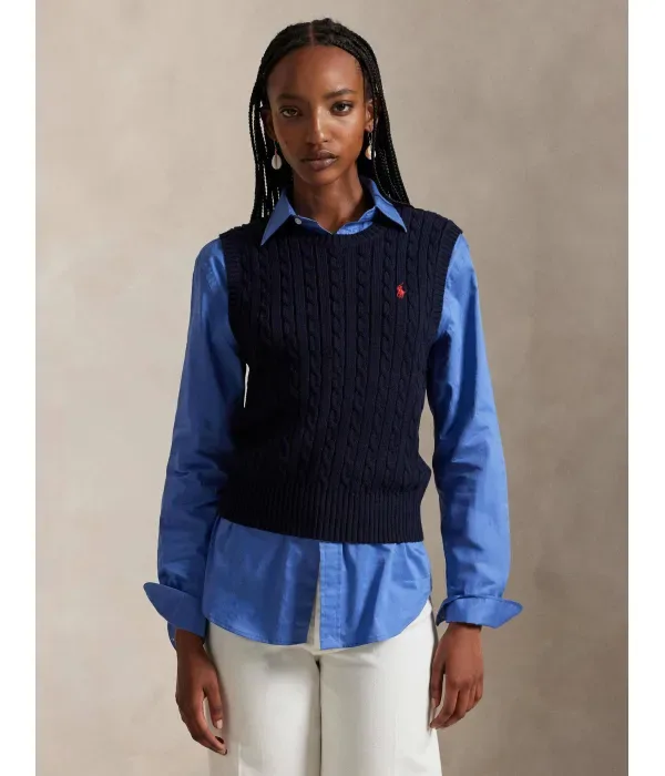 Жилет slim fit Polo Ralph Lauren, темно-синий