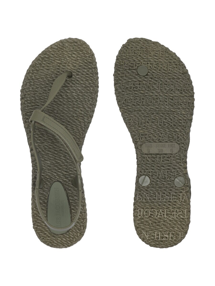 Сандалии с т-образным ремешком ILSE JACOBSEN T-Bar Sandals CHEERFUL14, хаки — фото 4