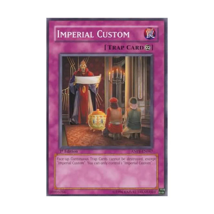 

CCG Имперский обычай (обычный), Yu-Gi-Oh - Ancient Prophecy - Singles