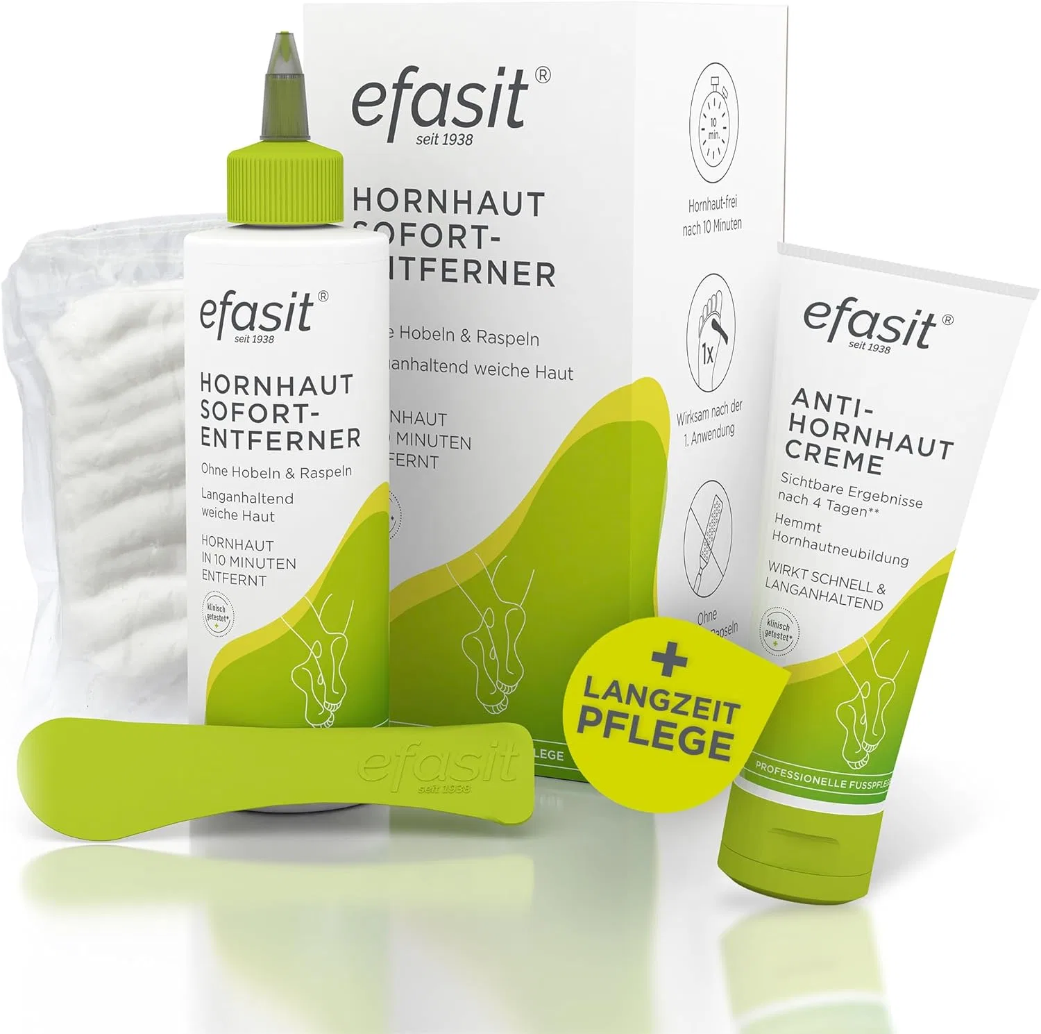 Набор для удаления мозолей efasit Instant Remover и крем Anti-Callus Efasit