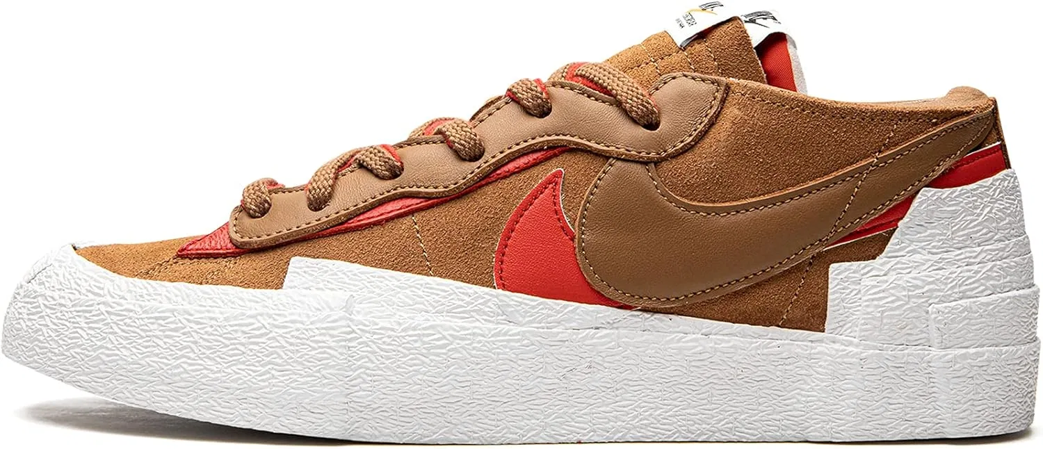 Мужские кроссовки Nike Blazer Low/Sacai DD1877, Light Brown, White