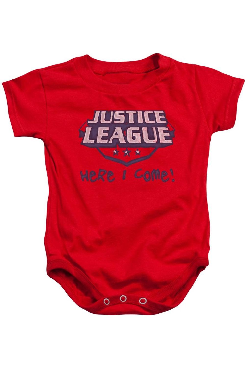 

Детский комбинезон "Лига справедливости Америки: Я иду!" Gildan, красный