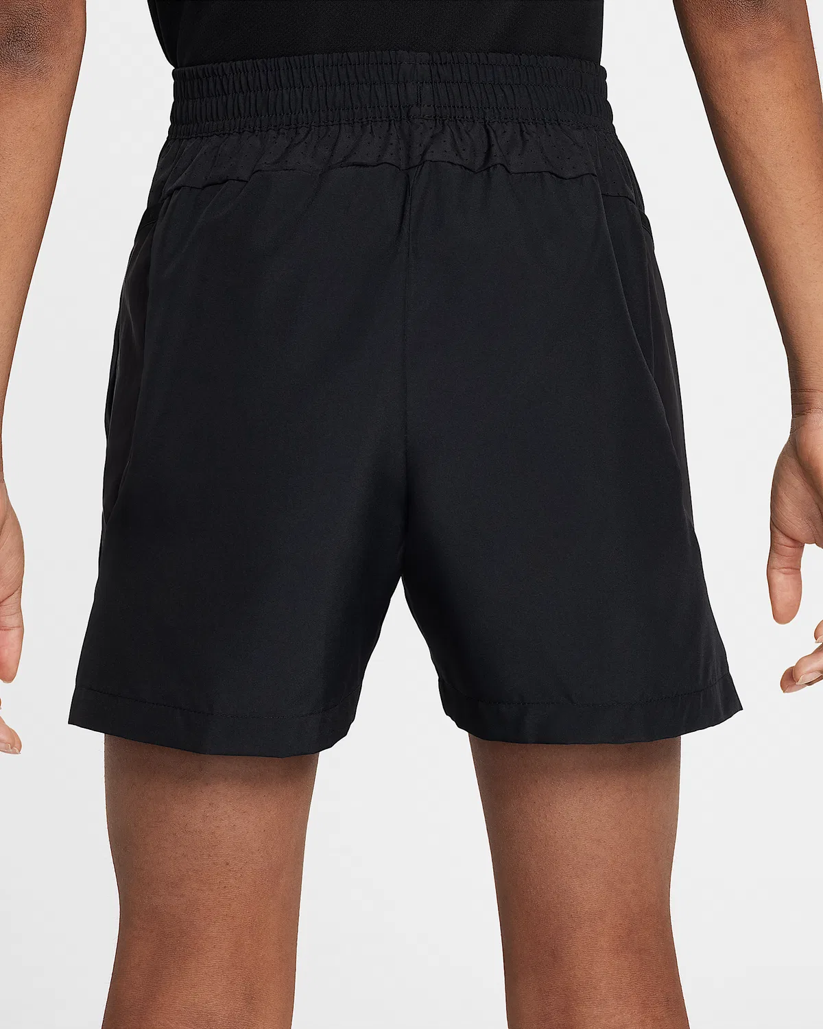 Детские шорты Nike Dri-FIT Woven Big Kids' Multi Tech, Black/Black — фото 3