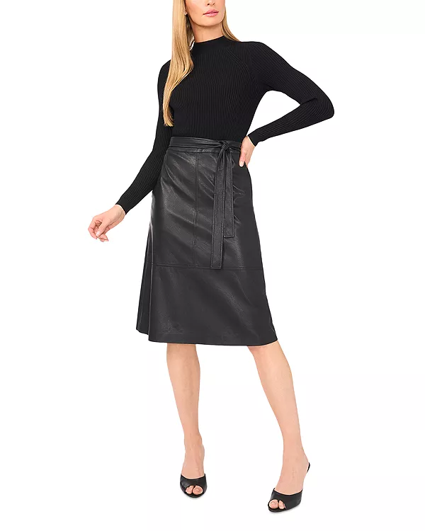 

Платье Oneida, выполненное в смешанной технике Ted Baker, черный