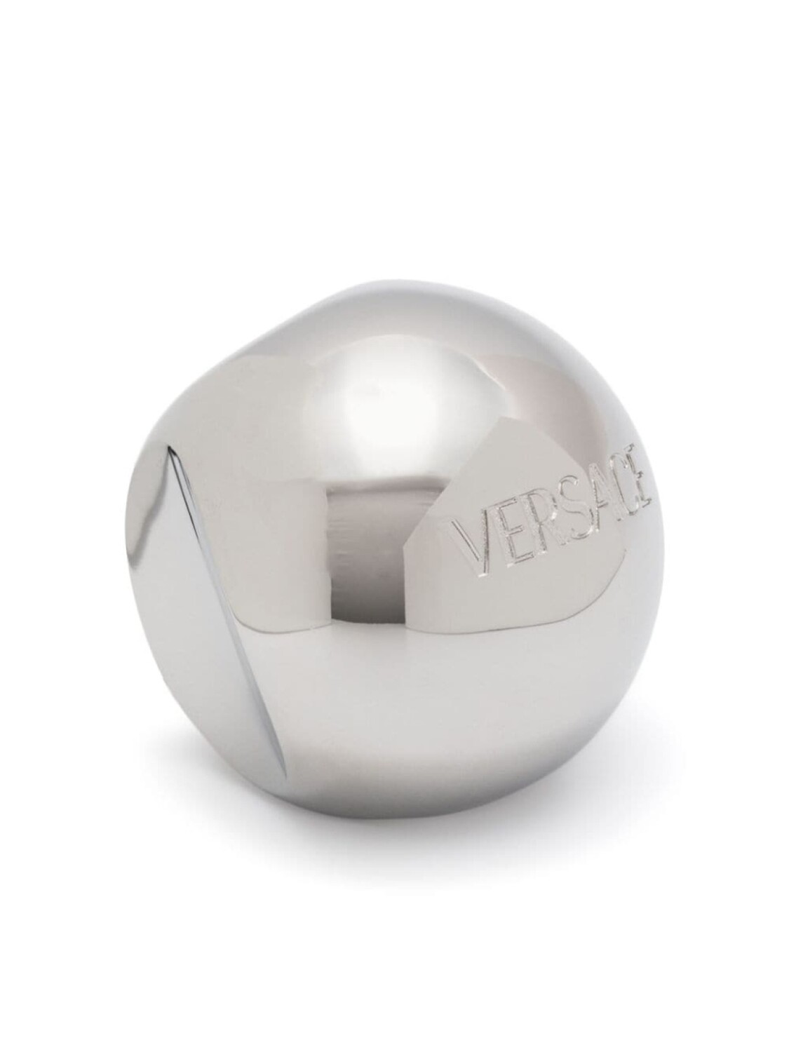 

Кольцо Sphere с гравировкой логотипа Versace, серебряный